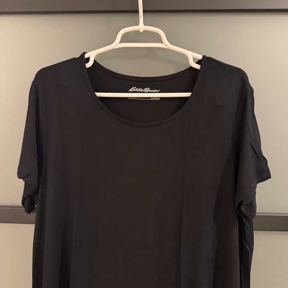 Eddie Bauer 2 Women's Short-Sleeve T-Shirts Soft black and white - Picture 2 of 4
